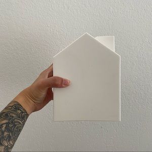 HOME DECOR | White Mini Square House Tissue Cover Box